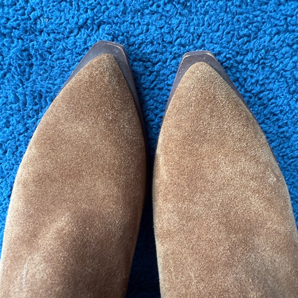 Sz 7 — Vince Camuto Bibestie suede ankle booties - Picture 6 of 12